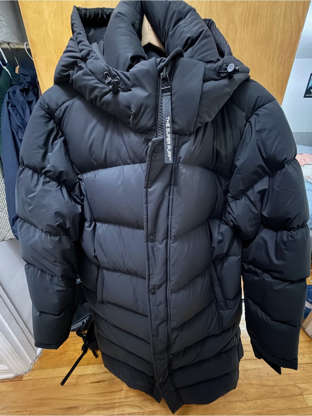 Aritzia The Super Puff Black LONG